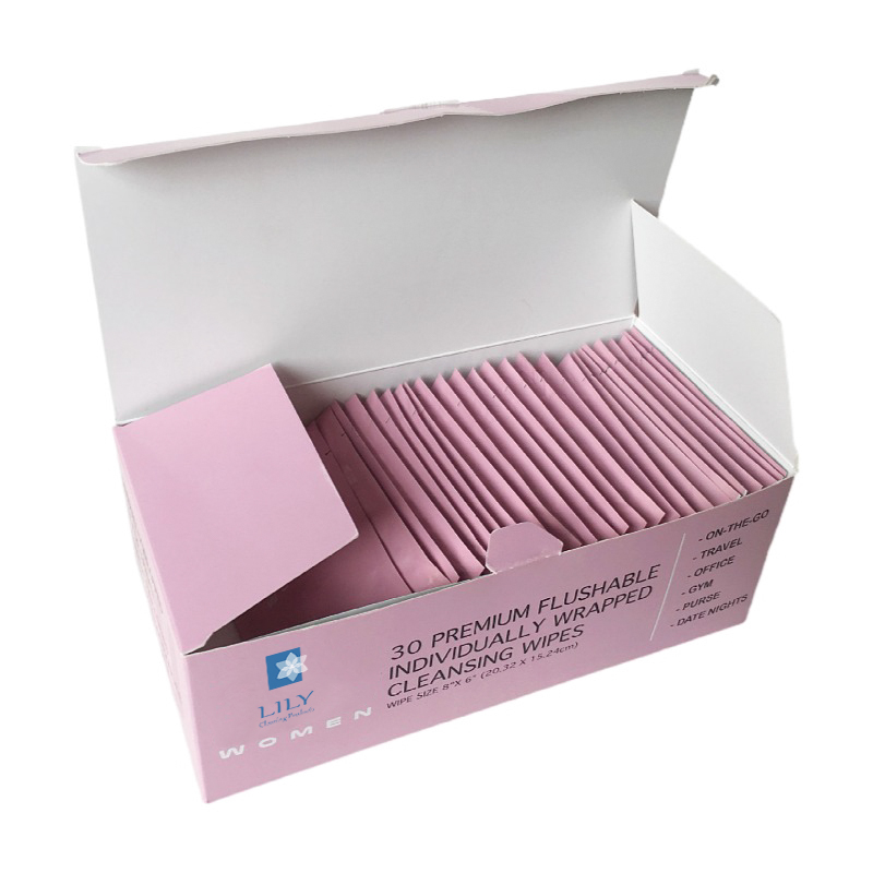 ผ้าเช็ดทำความสะอาดแบบเปียก PH Balanced Intimate Hygiene